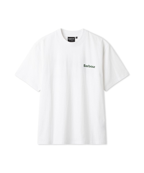 Barbour（バブアー）の「Crossby バックロゴ プリント Tシャツ（Tシャツ/カットソー・メンズ・オリーブ/ブラック/ネイビー/ホワイト・42/38/34/36/40）」の5枚目の写真