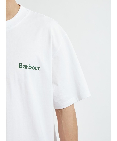 Barbour(バブアー)の「Crossby バックロゴ プリント Tシャツ(Tシャツ/カットソー・メンズ・オリーブ/ブラック/ネイビー/ホワイト・42/38/34/36/40)」の22枚目の写真