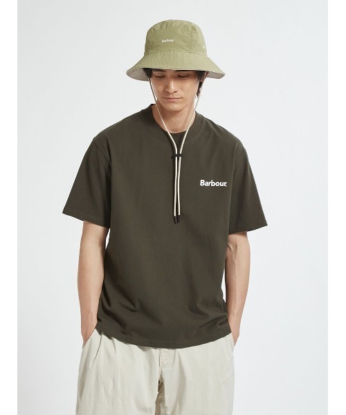 Barbour(バブアー)の「Crossby バックロゴ プリント Tシャツ(Tシャツ/カットソー・メンズ・オリーブ/ブラック/ネイビー/ホワイト・42/38/34/36/40)」の18枚目の写真