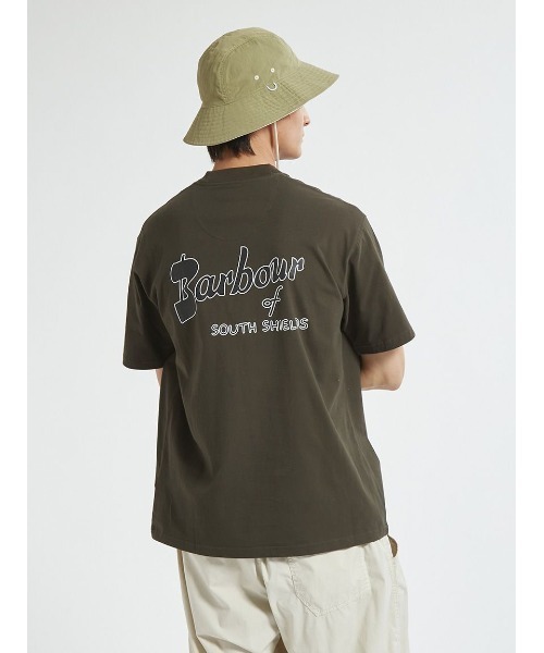 Barbour(バブアー)の「Crossby バックロゴ プリント Tシャツ(Tシャツ/カットソー・メンズ・オリーブ/ブラック/ネイビー/ホワイト・42/38/34/36/40)」の20枚目の写真