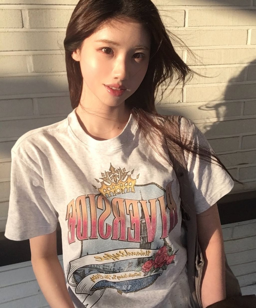 URBANDTYPE(アーバンディタイプ)の「リバーサイドシティTシャツ_ライトグレー(Tシャツ/カットソー・レディース・その他・SMALL/MEDIUM)」の4枚目の写真