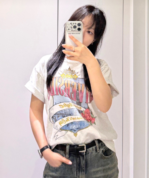 URBANDTYPE(アーバンディタイプ)の「リバーサイドシティTシャツ_ライトグレー(Tシャツ/カットソー・レディース・その他・SMALL/MEDIUM)」の5枚目の写真