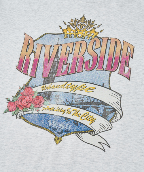 URBANDTYPE(アーバンディタイプ)の「リバーサイドシティTシャツ_ライトグレー(Tシャツ/カットソー・レディース・その他・SMALL/MEDIUM)」の7枚目の写真