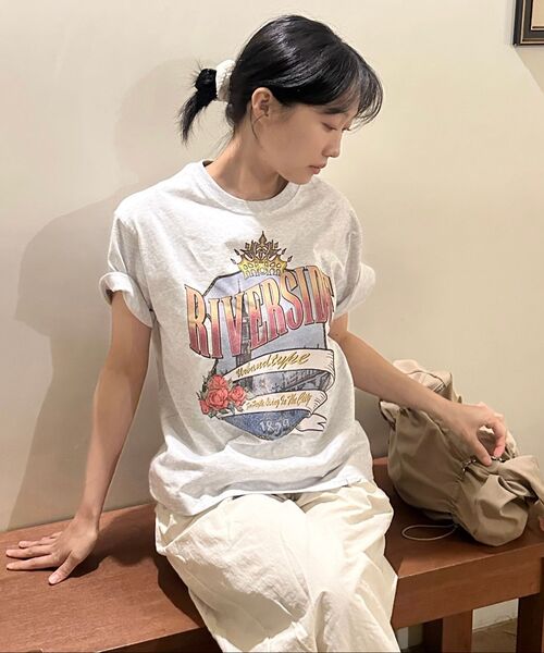 URBANDTYPE(アーバンディタイプ)の「リバーサイドシティTシャツ_ライトグレー(Tシャツ/カットソー・レディース・その他・SMALL/MEDIUM)」の10枚目の写真