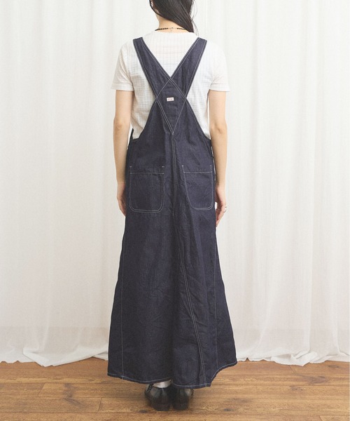 fig London(フィグロンドン)の「C/L DENIM jumper skirt(ワンピース・レディース・ネイビー・FREE)」の19枚目の写真