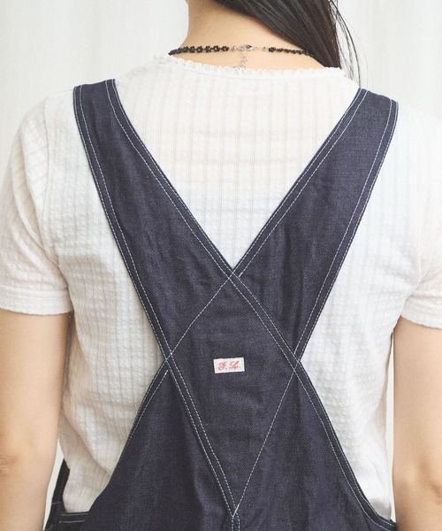 fig London(フィグロンドン)の「C/L DENIM jumper skirt(ワンピース・レディース・ネイビー・FREE)」の20枚目の写真