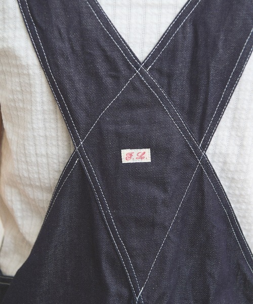fig London(フィグロンドン)の「C/L DENIM jumper skirt(ワンピース・レディース・ネイビー・FREE)」の21枚目の写真