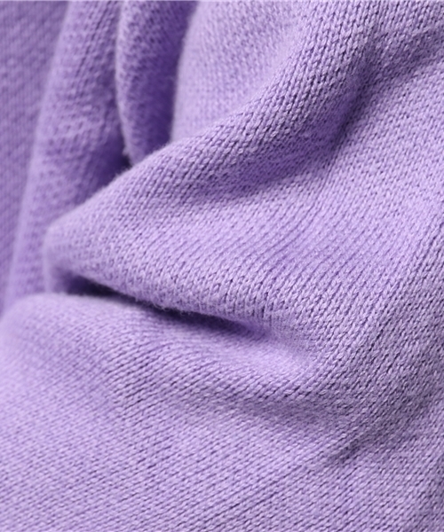 WHO'S WHO gallery(フーズフーギャラリー)の「【TABLE TALK】HUGE Vネックニット(ニット/セーター・メンズ・ベージュ/グリーン/パープル/ブルー/グレー・FREE)」の7枚目の写真