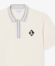 LACOSTE（ラコステ）の「ヘビーオンス鹿の子 フランスメイド レトロパッチポロシャツ（ポロシャツ）」