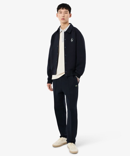 LACOSTE(ラコステ)の「ヘビーオンス鹿の子 フランスメイド レトロパッチポロシャツ(ポロシャツ・メンズ・オフホワイト・2/4/3/5)」の5枚目の写真