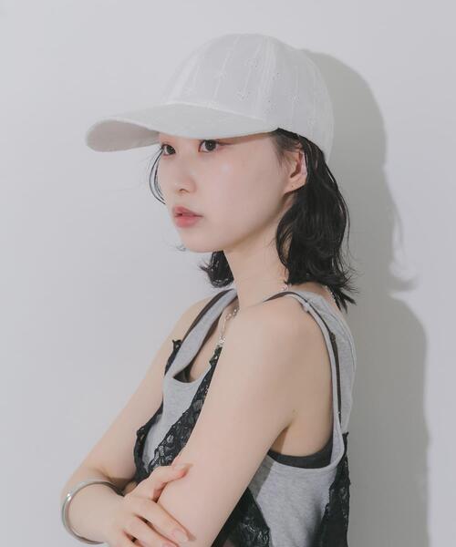 SMELLY(スメリー)の「レースキャップ(キャップ・レディース・ホワイト/ブラック・-)」の20枚目の写真
