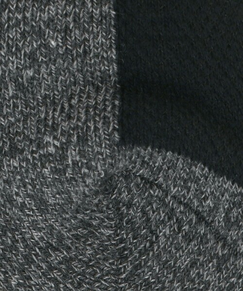 BEAUTY&YOUTH UNITED ARROWS（ビューティーアンドユースユナイテッドアローズ）の「コンフォート パイル アンクル ソックス（ソックス/靴下・メンズ・ブラック/ホワイト・FREE）」の4枚目の写真