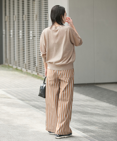 JOURNAL STANDARD(ジャーナルスタンダード)の「ウォッシャブル Vカーディガン(カーディガン/ボレロ・レディース・ブラック/ベージュ/レッド・FREE)」の8枚目の写真