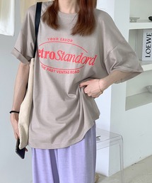 オーバーシルエットロゴTシャツ