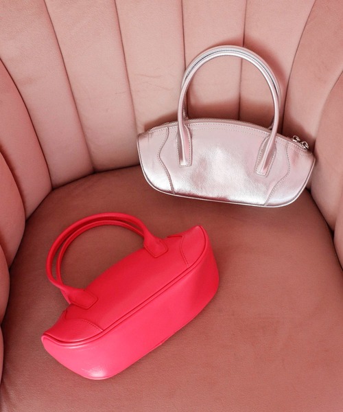 Cepica（セピカ）の「牛革横長2Wayミニボストン（ボストンバッグ・レディース・シルバー/ピンク・FREE）」の12枚目の写真