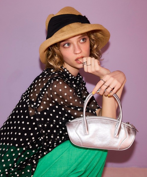 Cepica（セピカ）の「牛革横長2Wayミニボストン（ボストンバッグ・レディース・シルバー/ピンク・FREE）」の9枚目の写真