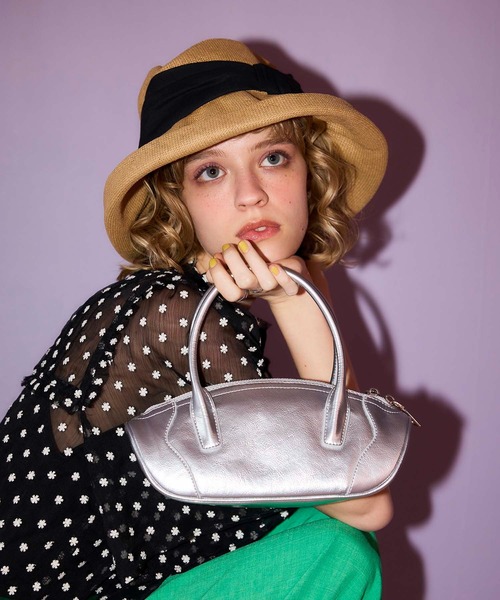 Cepica（セピカ）の「牛革横長2Wayミニボストン（ボストンバッグ・レディース・シルバー/ピンク・FREE）」の11枚目の写真