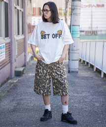 ATELANE / リラックスフィット プリント刺繍 クルーネック Tシャツ /アソート
