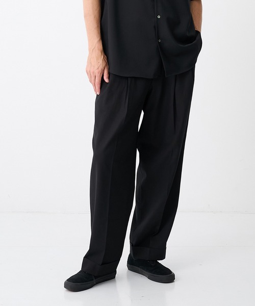 MARKAWARE/マーカウェア】DOUBLE PLEATED SEMI EASY TROUSERS/【軽涼