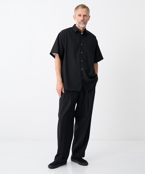 MARKAWARE/マーカウェア】DOUBLE PLEATED SEMI EASY TROUSERS/【軽涼