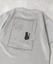 スウェードタッチダンボールTASOGAREGIRL 半袖Tシャツ