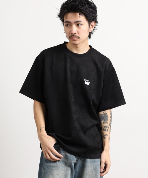 FUNALIVE(ファンアライブ)の「スウェードタッチダンボールTASOGAREGIRL 半袖Tシャツ(Tシャツ/カットソー・メンズ・ホワイト系1/ホワイト系2/ブラック系2/ブラック系1/グレー系1/グレー系2・M/L)」の11枚目の写真