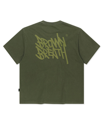 TAG PIGMENT TEE - KHAKI