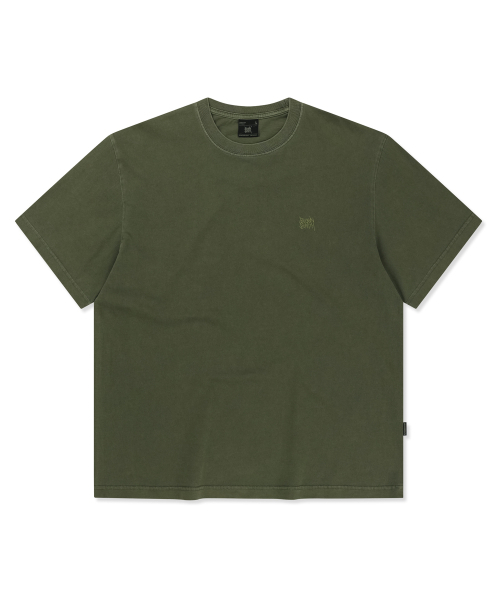 BROWNBREATH(ブラウンブレス)の「TAG PIGMENT TEE - KHAKI(Tシャツ/カットソー・レディース・その他・SMALL/MEDIUM/LARGE/X-LARGE/2XL)」の2枚目の写真