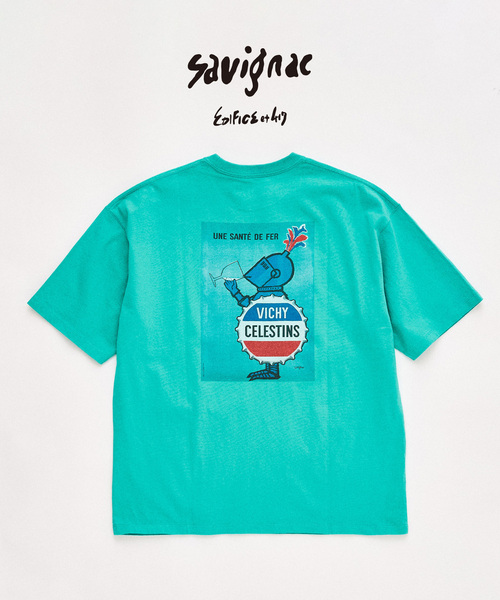 417 EDIFICE(フォーワンセブンエディフィス)の「SAVIGNAC×417 グラフィックTシャツ(Tシャツ/カットソー・メンズ・オートミール/イエロー/グリーン/ホワイト系その他/ホワイト/アイボリー/ブラック/ブラック系その他・LARGE/MEDIUM/SMALL)」の7枚目の写真