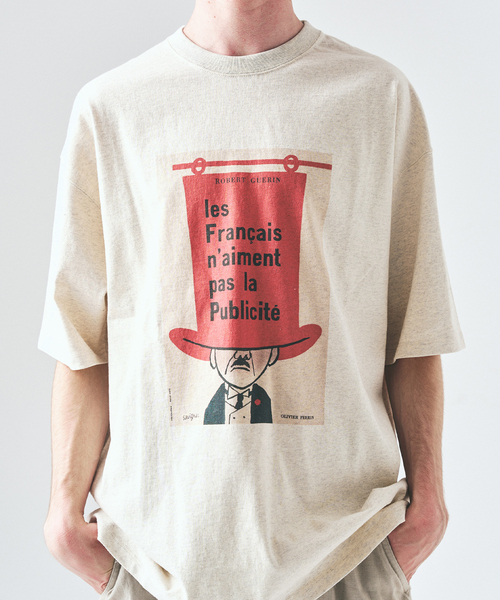 417 EDIFICE(フォーワンセブンエディフィス)の「SAVIGNAC×417 グラフィックTシャツ(Tシャツ/カットソー・メンズ・オートミール/イエロー/グリーン/ホワイト系その他/ホワイト/アイボリー/ブラック/ブラック系その他・LARGE/MEDIUM/SMALL)」の11枚目の写真