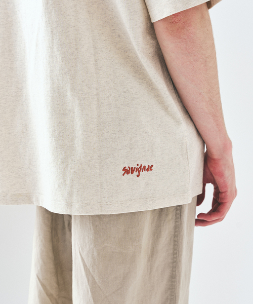 417 EDIFICE(フォーワンセブンエディフィス)の「SAVIGNAC×417 グラフィックTシャツ(Tシャツ/カットソー・メンズ・オートミール/イエロー/グリーン/ホワイト系その他/ホワイト/アイボリー/ブラック/ブラック系その他・LARGE/MEDIUM/SMALL)」の14枚目の写真