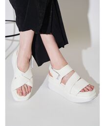 ELENDEEK | アシメベルトサンダル(サンダル)