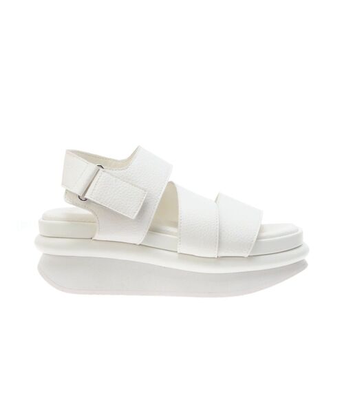 ELENDEEK（エレンディーク）の「アシメベルトサンダル（サンダル・レディース・ブラック/オフホワイト/ブラウン・38/37）」の22枚目の写真