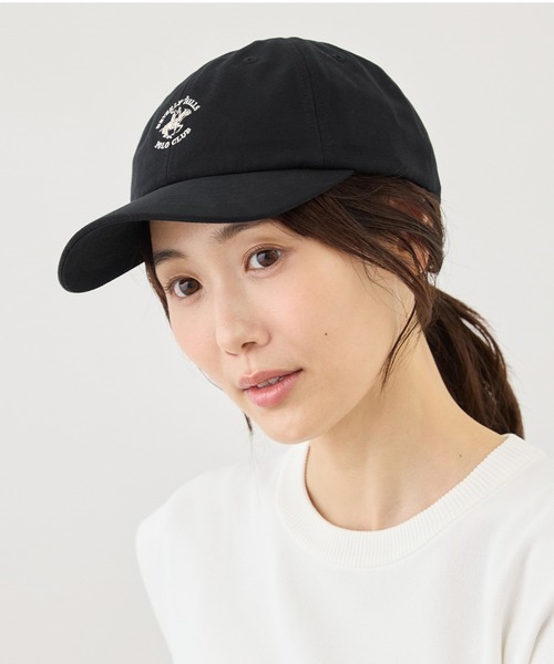 BEVERLY HILLS POLO CLUB(ビバリーヒルズポロクラブ)の「【BEVERLYHILLS POLO CLUB】オックスローキャップ/吸水速乾(キャップ・レディース・ピンク/ベージュ/ブラック系その他・FREE)」の1枚目の写真