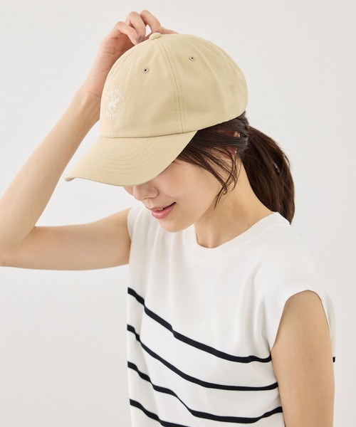BEVERLY HILLS POLO CLUB(ビバリーヒルズポロクラブ)の「【BEVERLYHILLS POLO CLUB】オックスローキャップ/吸水速乾(キャップ・レディース・ピンク/ベージュ/ブラック系その他・FREE)」の6枚目の写真