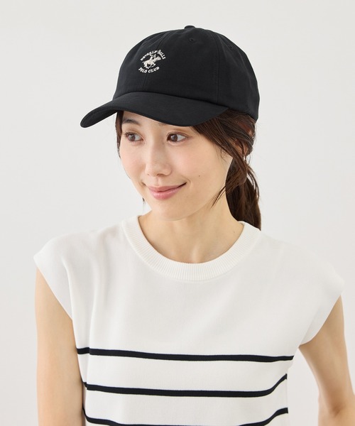 BEVERLY HILLS POLO CLUB(ビバリーヒルズポロクラブ)の「【BEVERLYHILLS POLO CLUB】オックスローキャップ/吸水速乾(キャップ・レディース・ピンク/ベージュ/ブラック系その他・FREE)」の4枚目の写真