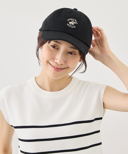 BEVERLY HILLS POLO CLUB(ビバリーヒルズポロクラブ)の「【BEVERLYHILLS POLO CLUB】オックスローキャップ/吸水速乾(キャップ・レディース・ピンク/ベージュ/ブラック系その他・FREE)」の5枚目の写真