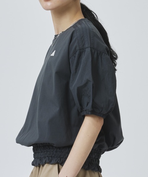 adidas（アディダス）の「【別注】アディダス adidas W BALLOON SS TEE AP 限定コラボ（Tシャツ/カットソー・レディース・オフホワイト/ダークグレー・S/M/L/XL）」の11枚目の写真
