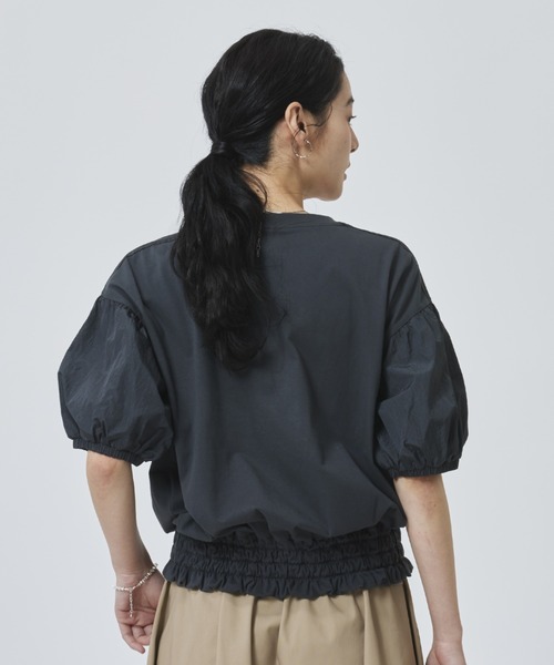 adidas（アディダス）の「【別注】アディダス adidas W BALLOON SS TEE AP 限定コラボ（Tシャツ/カットソー・レディース・オフホワイト/ダークグレー・S/M/L/XL）」の7枚目の写真