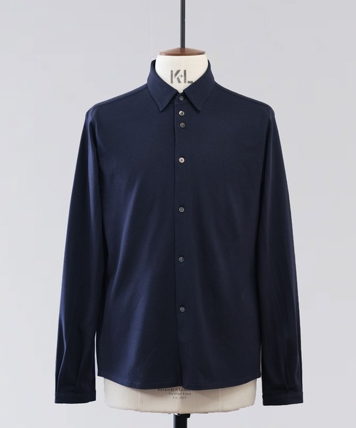 SHINYAKOZUKA(シンヤコヅカ)の「UPCYCLED HENRY CUFFS SHIRT(シャツ/ブラウス・メンズ・ブラック/Navy/ホワイト系その他/レッド・SMALL/LARGE/MEDIUM/X-SMALL)」の3枚目の写真