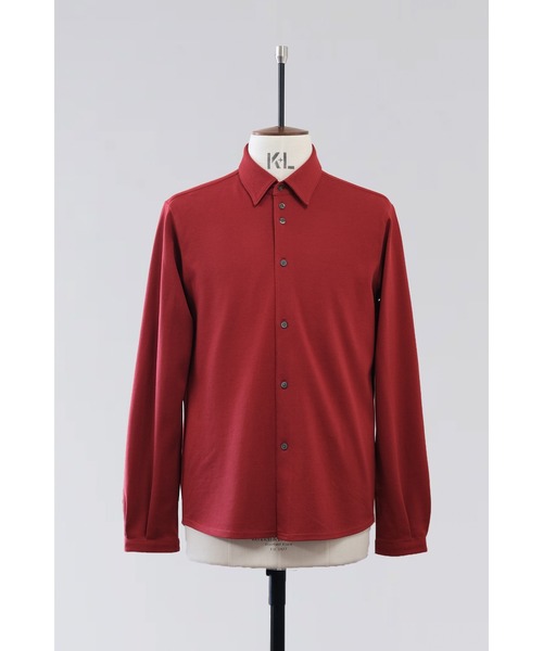 SHINYAKOZUKA(シンヤコヅカ)の「UPCYCLED HENRY CUFFS SHIRT(シャツ/ブラウス・メンズ・ブラック/Navy/ホワイト系その他/レッド・SMALL/LARGE/MEDIUM/X-SMALL)」の14枚目の写真