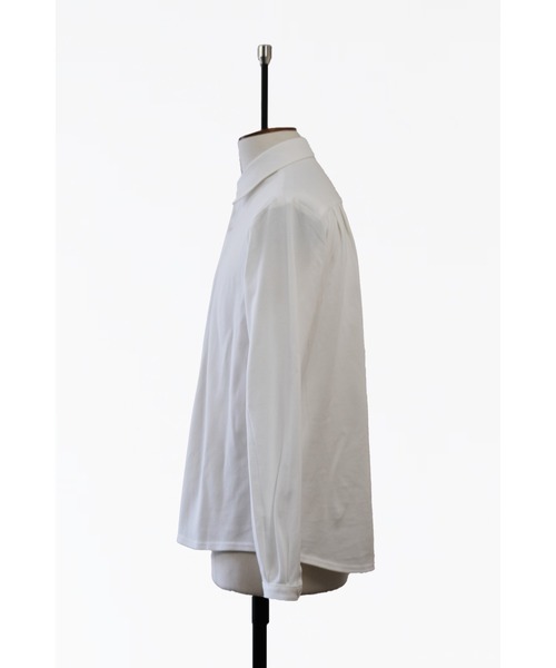 SHINYAKOZUKA(シンヤコヅカ)の「UPCYCLED HENRY CUFFS SHIRT(シャツ/ブラウス・メンズ・ブラック/Navy/ホワイト系その他/レッド・SMALL/LARGE/MEDIUM/X-SMALL)」の6枚目の写真
