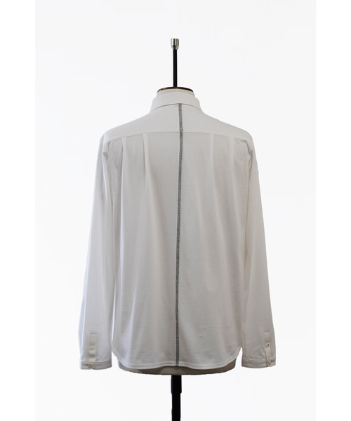 SHINYAKOZUKA(シンヤコヅカ)の「UPCYCLED HENRY CUFFS SHIRT(シャツ/ブラウス・メンズ・ブラック/Navy/ホワイト系その他/レッド・SMALL/LARGE/MEDIUM/X-SMALL)」の7枚目の写真