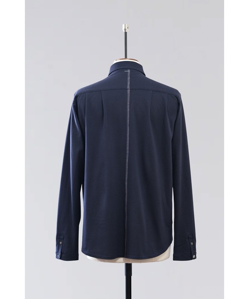 SHINYAKOZUKA(シンヤコヅカ)の「UPCYCLED HENRY CUFFS SHIRT(シャツ/ブラウス・メンズ・ブラック/Navy/ホワイト系その他/レッド・SMALL/LARGE/MEDIUM/X-SMALL)」の11枚目の写真
