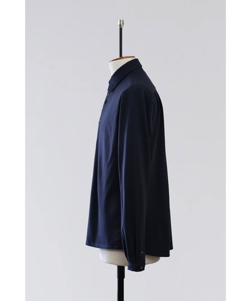 SHINYAKOZUKA(シンヤコヅカ)の「UPCYCLED HENRY CUFFS SHIRT(シャツ/ブラウス・メンズ・ブラック/Navy/ホワイト系その他/レッド・SMALL/LARGE/MEDIUM/X-SMALL)」の12枚目の写真