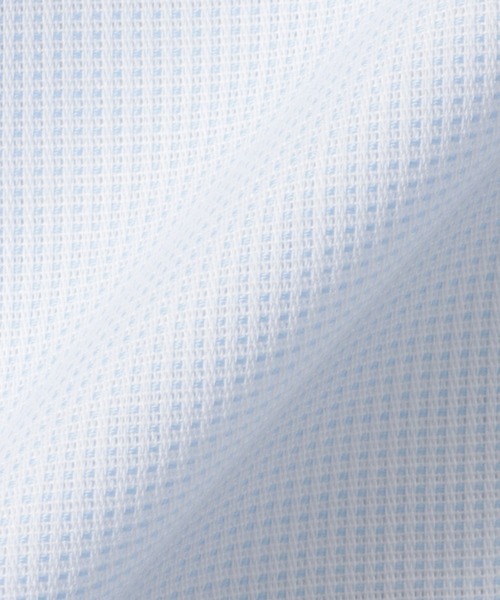 TOKYO SHIRTS（トウキョウシャツ）の「【吸水速乾】 形態安定ノンアイロン レギュラー 5分袖ビジネスワイシャツ（ビジネスシャツ・レディース・サックスブルー・XL/LL/L/M/S）」の2枚目の写真