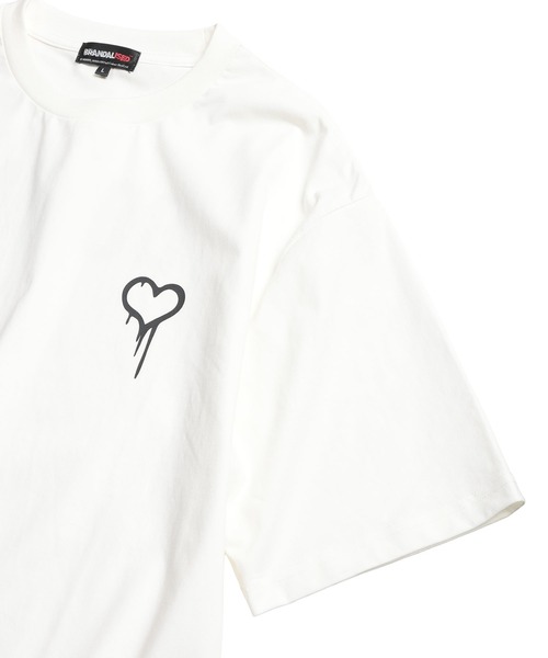 BRANDALISED(ブランダライズド)の「BRANDALISED (ブランダライズド) Tシャツ 半袖 バンクシー ストレッチ カットソー Love Rat BR26SU03D12 バックプリント メンズ レディース(Tシャツ/カットソー・メンズ・ホワイト/ブラック/ダークグレー・L/LL/M)」の13枚目の写真