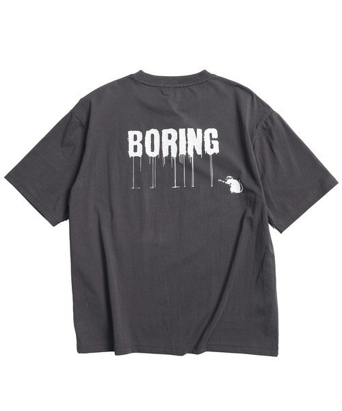 BRANDALISED(ブランダライズド)の「BRANDALISED (ブランダライズド) Tシャツ 半袖 バンクシー ストレッチ カットソー Love Rat BR26SU03D12 バックプリント メンズ レディース(Tシャツ/カットソー・メンズ・ホワイト/ブラック/ダークグレー・L/LL/M)」の6枚目の写真