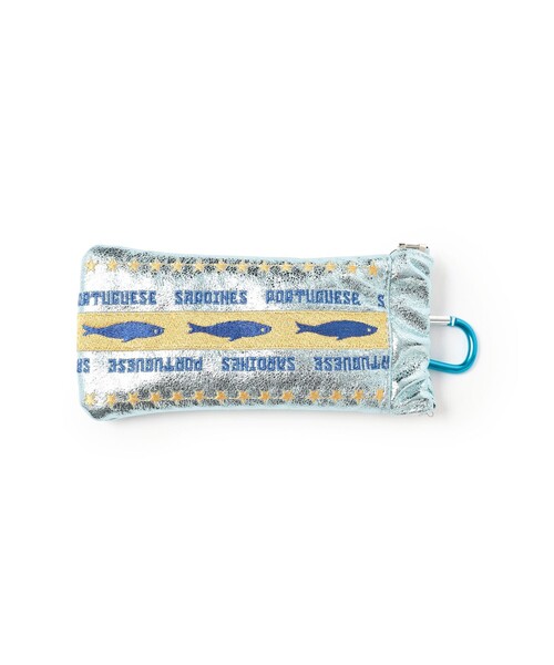 Ray BEAMS(レイビームス)の「【別注】Casselini / サングラスポーチ(ポーチ・レディース・ピンク/サックスブルー・ONE SIZE)」の2枚目の写真
