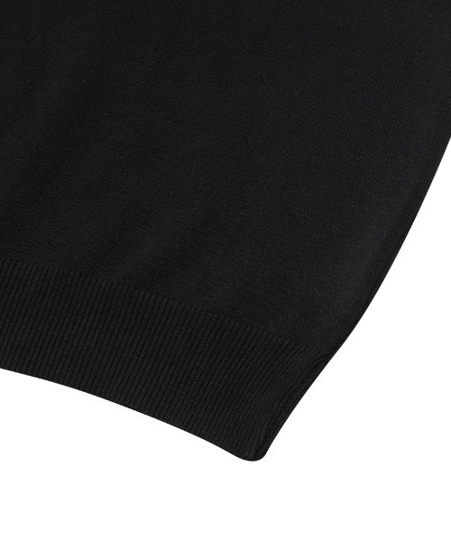 MUCENT(ムセント)の「A'GEM/9 × .kom 『MUCENT/ムセント』 ELONA KNIT HALF TEE/ELONAニット半袖Tシャツ(Tシャツ/カットソー・レディース・ブラック/ブルー/グレー・FREE)」の10枚目の写真